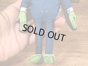 90年代頃のマペットショウのカーミットのビンテージのミニクロスドール