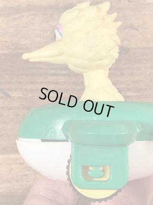 90’sのセサミストリートのビッグバードのヴィンテージの車のおもちゃ