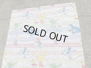 80’sのセサミストリートのヴィンテージのベッドシーツ