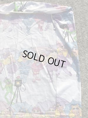 80年代頃のミスピギーとカーミットのビンテージのベッドシーツ