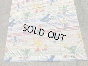 80’sのセサミストリートのヴィンテージのベッドシーツ