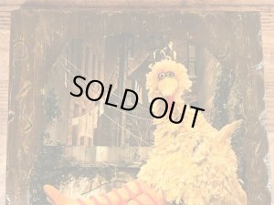 70年代頃のセサミストリートのビッグバードのビンテージの壁掛け