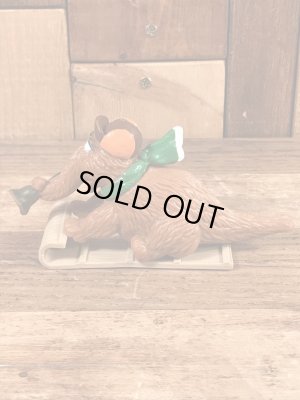 80’sのセサミストリートのスナッフィーのヴィンテージのPVCフィギュア