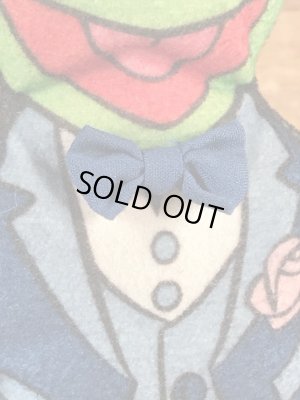 90年代頃のマペットショウのカーミットのビンテージのミニクロスドール