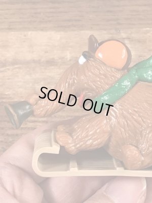 80’sのセサミストリートのスナッフィーのヴィンテージのPVCフィギュア