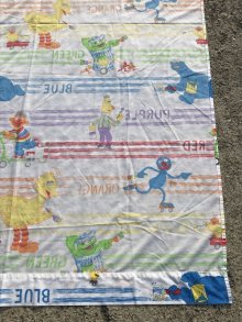 他の写真2: Sesame Street “Color” Twin Flat Sheet　セサミストリート　ビンテージ　フラットシーツ　80年代