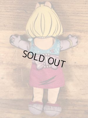 90’sのマペッツのミスピギーのヴィンテージのミニクロスドール