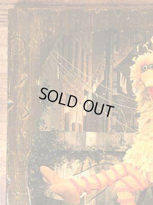 70年代頃のセサミストリートのビッグバードのビンテージの壁掛け