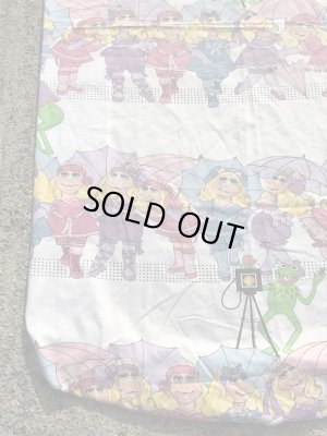 80年代頃のミスピギーとカーミットのビンテージのベッドシーツ