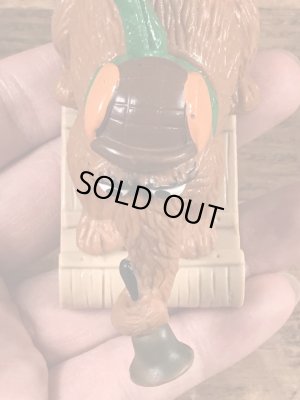 80’sのセサミストリートのスナッフィーのヴィンテージのPVCフィギュア