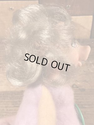 70年代頃のマペッツのミスピギーのビンテージのビーンバッグドール