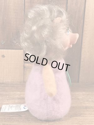 70年代頃のマペッツのミスピギーのビンテージのビーンバッグドール