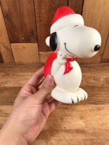 他の写真1: Peanuts Snoopy “Santa Claus” Vinyl Squeeze Doll　スヌーピー　ビンテージ　スクイーズドール　サンタクロース　80年代