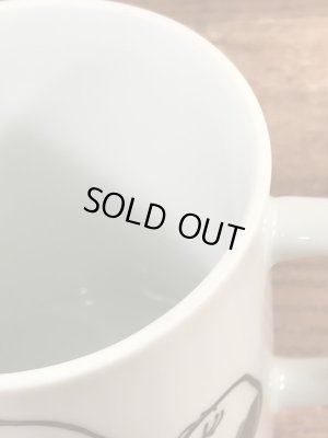 70’sのスヌーピーのヴィンテージのセラミックマグ