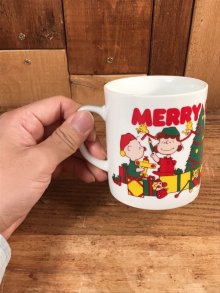 他の写真3: Peanuts Snoopy “Merry Christmas” Ceramic Mug　スヌーピー　ビンテージ　マグカップ　陶器　70年代