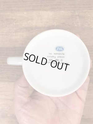 70’sのスヌーピーのヴィンテージのセラミックマグ