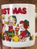 70年代頃のクリスマスのスヌーピーのビンテージのマグカップ
