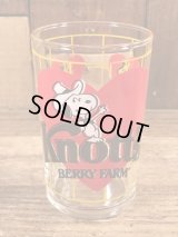 Peanuts Snoopy “Knott's Berry Farm” Mini Glass　スヌーピー　ビンテージ　グラスコップ　80年代