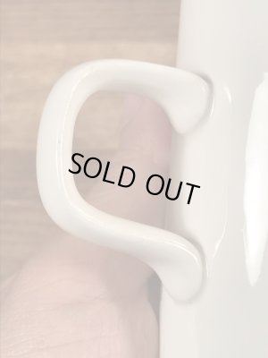 70’sのスヌーピーとウッドストックのヴィンテージのセラミックマグ