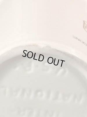 70’sの陶器製のスヌーピーのヴィンテージのマグカップ