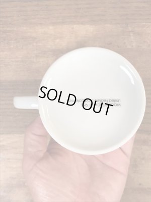 70’sのスヌーピーのウッドストックのヴィンテージのセラミックマグ