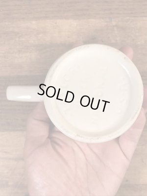 70’sの陶器製のスヌーピーのヴィンテージのマグカップ