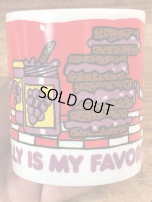 70’sのスヌーピーのウッドストックのヴィンテージのセラミックマグ