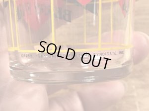 80年代頃のナッツベリーファームのスヌーピーのビンテージのグラス