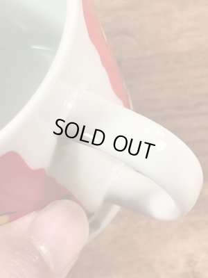 70’sのスヌーピーのウッドストックのヴィンテージのセラミックマグ