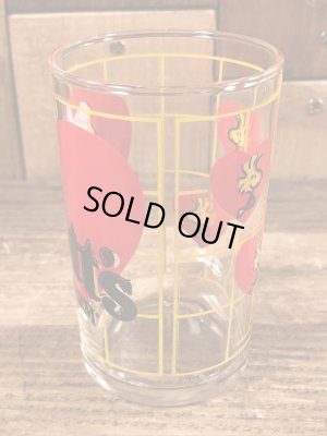 80’sのKnott's Berry Farmのスヌーピーのヴィンテージのグラスコップ