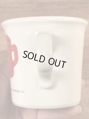 70’sの陶器製のスヌーピーのヴィンテージのマグカップ