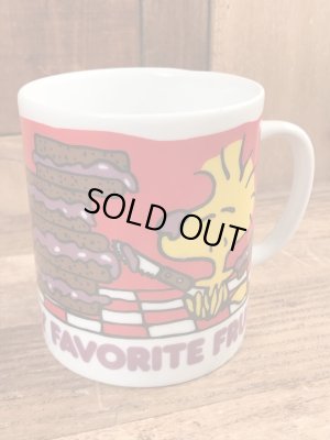 70年代頃のスヌーピーのウッドストックのビンテージのマグカップ