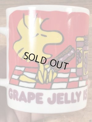 70年代頃のスヌーピーのウッドストックのビンテージのマグカップ