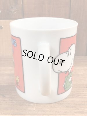 70年代頃の陶器製のスヌーピーのビンテージのマグカップ