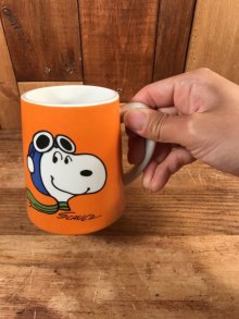 他の写真3: Peanuts Snoopy “Flying Ace” Ceramic Mug Music Box　スヌーピー　ビンテージ　マグカップ　オルゴール　70年代