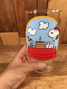 他の写真3: Peanuts Snoopy “Happy Birthday!” Big Glass　スヌーピー　ビンテージ　ビッググラス　70年代