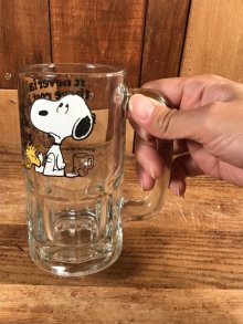 他の写真3: Anchor Hocking Peanuts Snoopy “Root Beer” Glass Mug　スヌーピー　ビンテージ　ビアジョッキ　70〜80年代