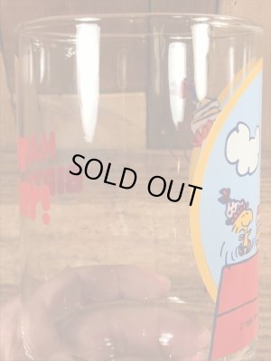 70年代頃のスヌーピーのビンテージのビッググラス