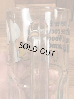 70〜80年代頃のスヌーピーのビンテージのビアジョッキ