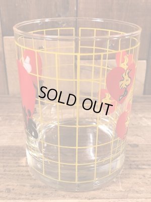 80’sのナッツベリーファームのスヌーピーのヴィンテージのガラスコップ