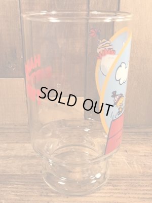 70年代頃のスヌーピーのビンテージのビッググラス