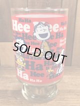 Peanuts Snoopy “Ha Ha Hee Hee” Big Glass　スヌーピー　ビンテージ　ビッググラス　70年代