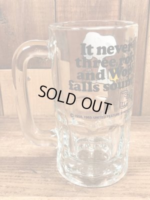 70〜80’sのスヌーピーのヴィンテージのビールジョッキ