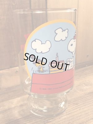 70年代頃のスヌーピーのビンテージのビッググラス