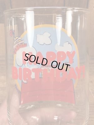 70年代頃のスヌーピーのビンテージのビッググラス