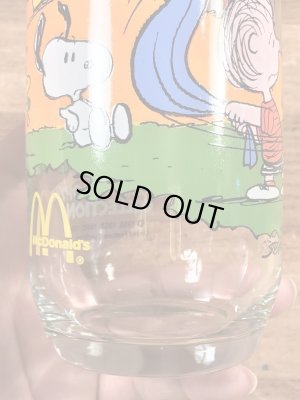 80’sのマクドナルドのスヌーピーのヴィンテージのガラスコップ