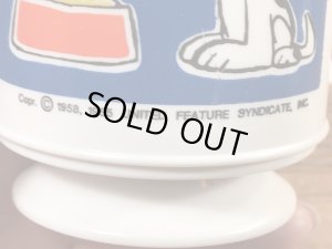 70〜80年代頃のスヌーピーのビンテージのプラスチックマグ