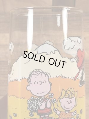 80年代頃のスヌーピーのビンテージのグラスタンブラー