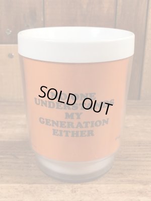 70’sのスヌーピーのヴィンテージのプラスチックマグカップ