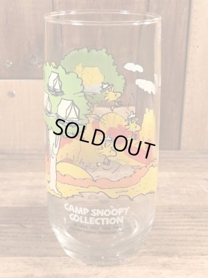80’sのマクドナルドのスヌーピーのヴィンテージのガラスコップ